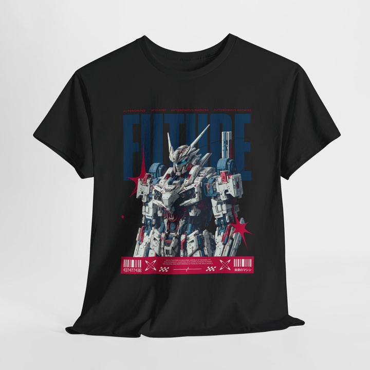 Cybernetic Mech Warrior - Vibzzy™ T-shirt - Retro Flynn