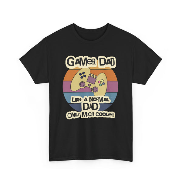 Gamer Dad Much Cooler - Vibzzy™ T-shirt - Retro Flynn