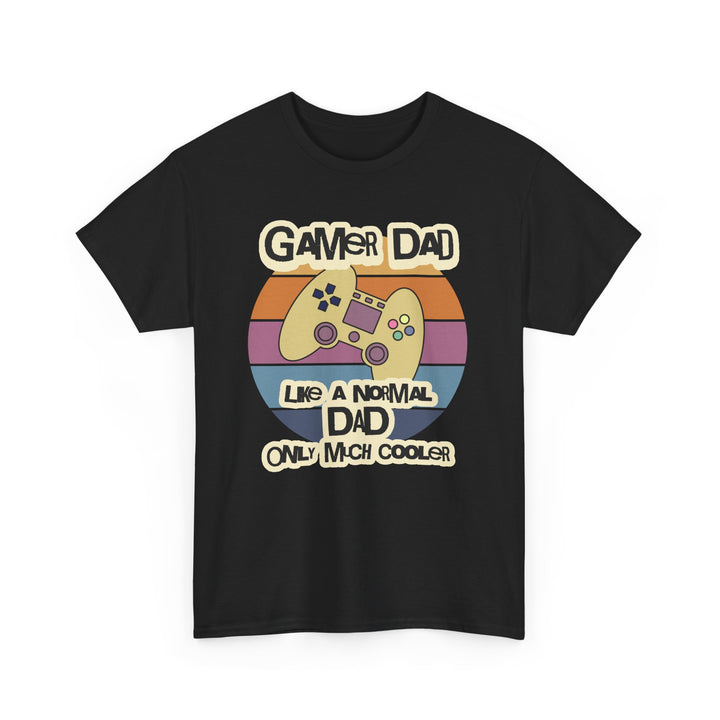 Gamer Dad Much Cooler - Vibzzy™ T-shirt - Retro Flynn