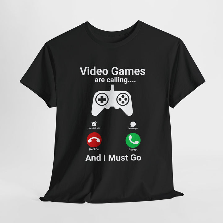 Video Games Calling - Vibzzy™ T-Shirt - Retro Flynn