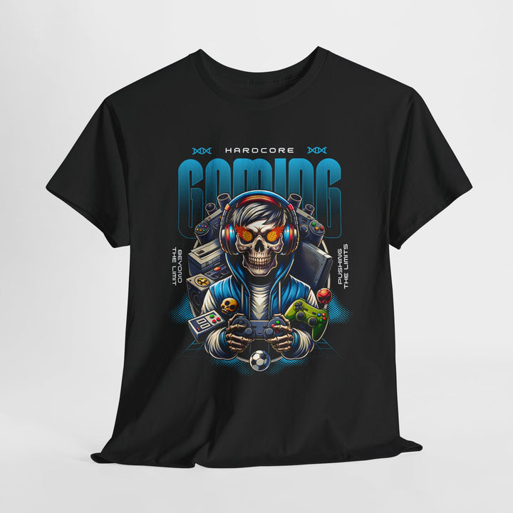 Retro Gamer Skull - Vibzzy™ T-shirt - Retro Flynn