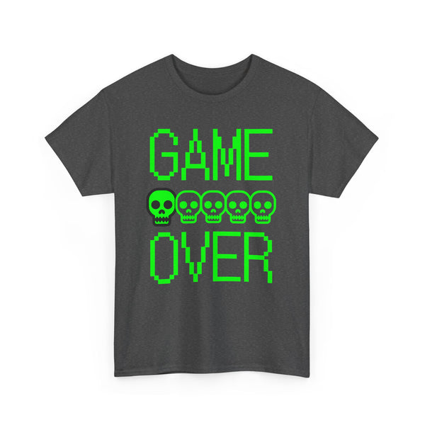 Game Over Skulls - Vibzzy™ T-shirt - Retro Flynn