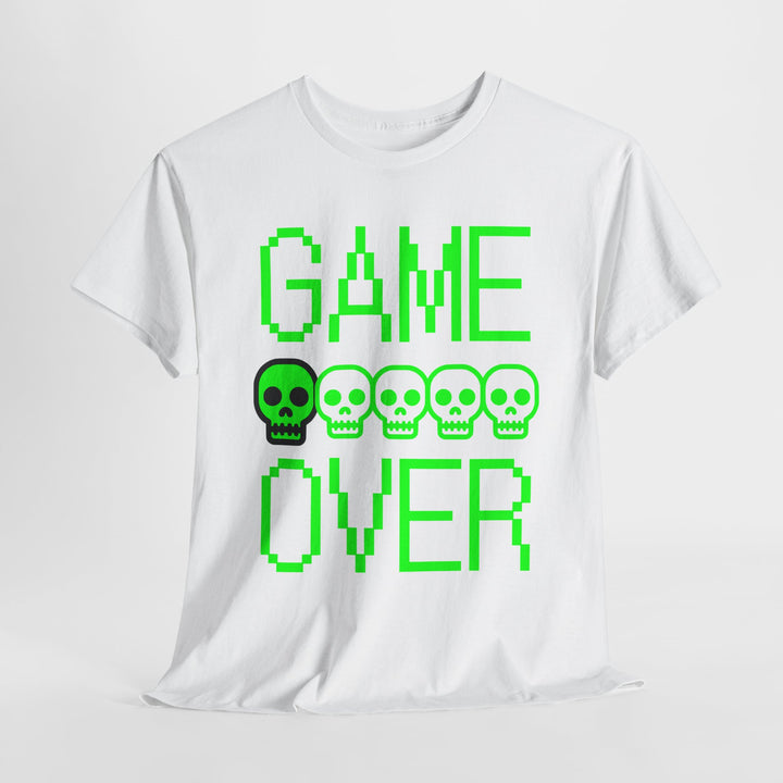 Game Over Skulls - Vibzzy™ T-shirt - Retro Flynn