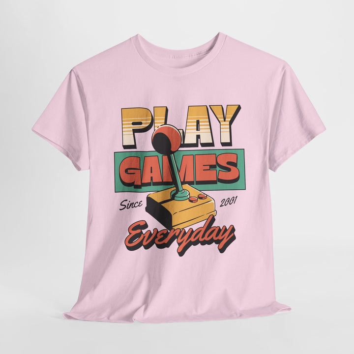 Play Games Everyday - Vibzzy™ T-Shirt - Retro Flynn