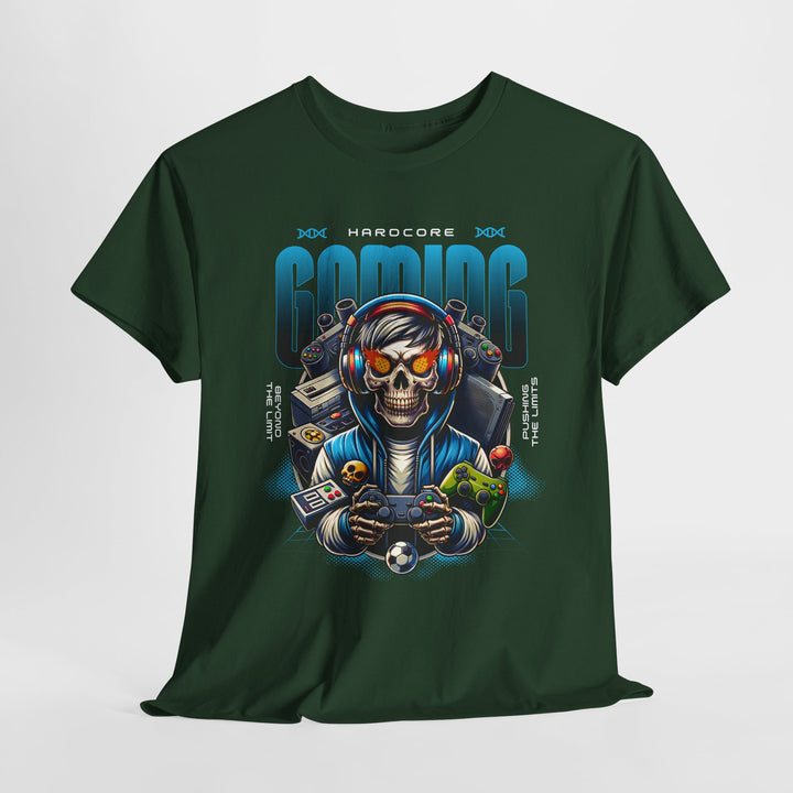 Retro Gamer Skull - Vibzzy™ T-shirt - Retro Flynn