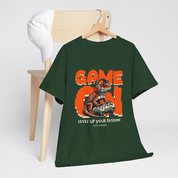 Game On Lizard - Vibzzy™ T-Shirt - Retro Flynn