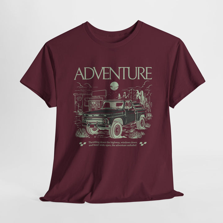 Adventure Throttle - Vibzzy™ T-shirt - Retro Flynn