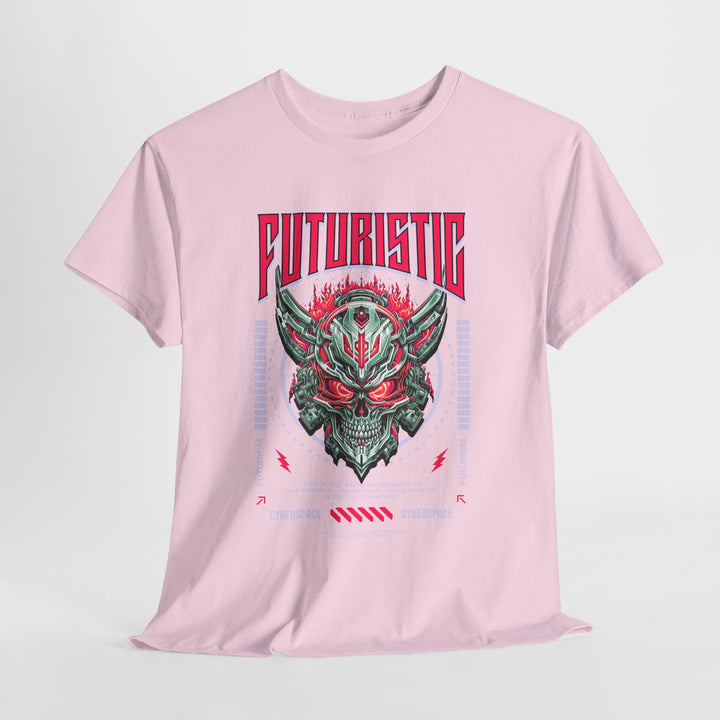 Cyber Samurai Skull - Vibzzy™ T-shirt - Retro Flynn