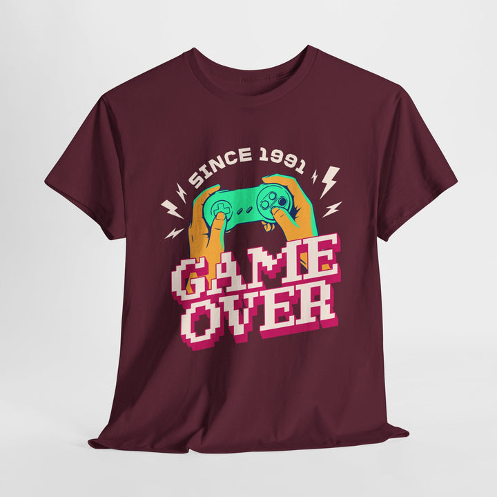 Game Over Since 1991 - Vibzzy™ T-Shirt - Retro Flynn