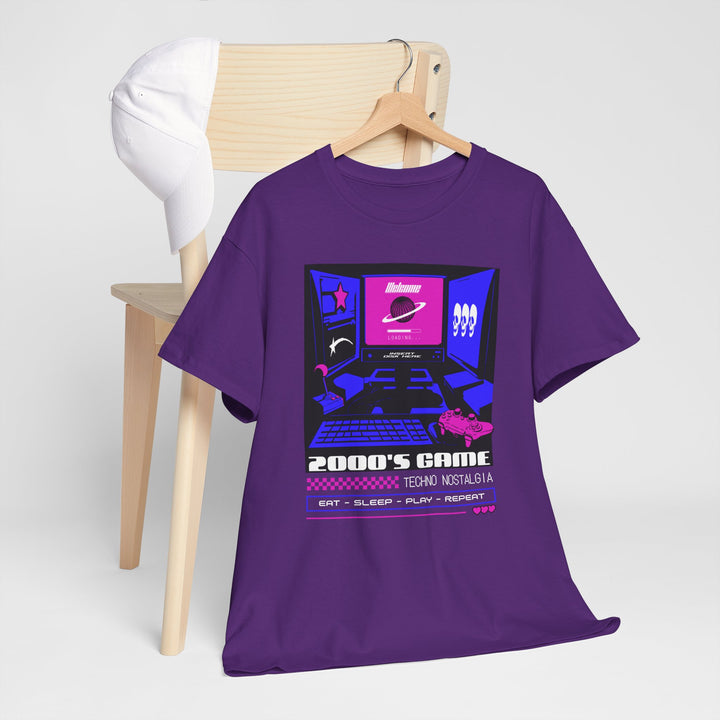 2000's Game Techno Nostalgia - Vibzzy™ T-Shirt - Retro Flynn