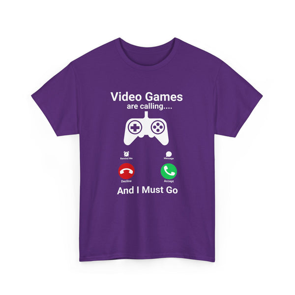 Video Games Calling - Vibzzy™ T-Shirt - Retro Flynn