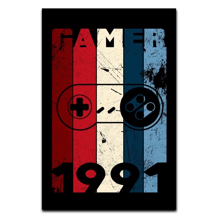 SNES Retro Gamer Poster - Retro Flynn