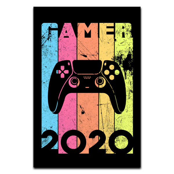 PlayStation 5 Retro Gamer Poster - Retro Flynn