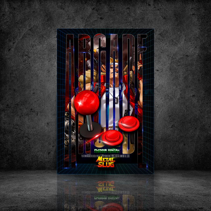 Metal Slug Arcade Gaming Poster - Retro Flynn